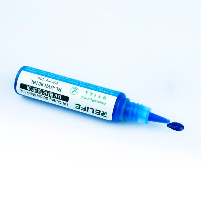 Маска для паяння Relife RL-UVH 901BL ультрафіолетова Blue (10сс)