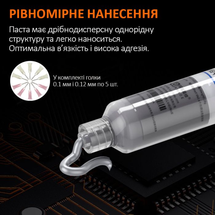 Паяльна паста BGA Amaoe M15 / 138°C / 20 г / 10cc
