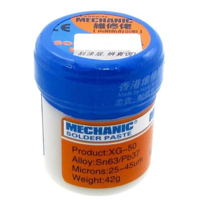 Паяльна паста BGA Mechanic XG-50 / 183°C / 42 г