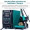 Ремонтный комплекс YIHUA 813 / 3 в 1 / паяльник  90W/ фен 1000W / блок питания 15V 5A / подставка под ноутбук