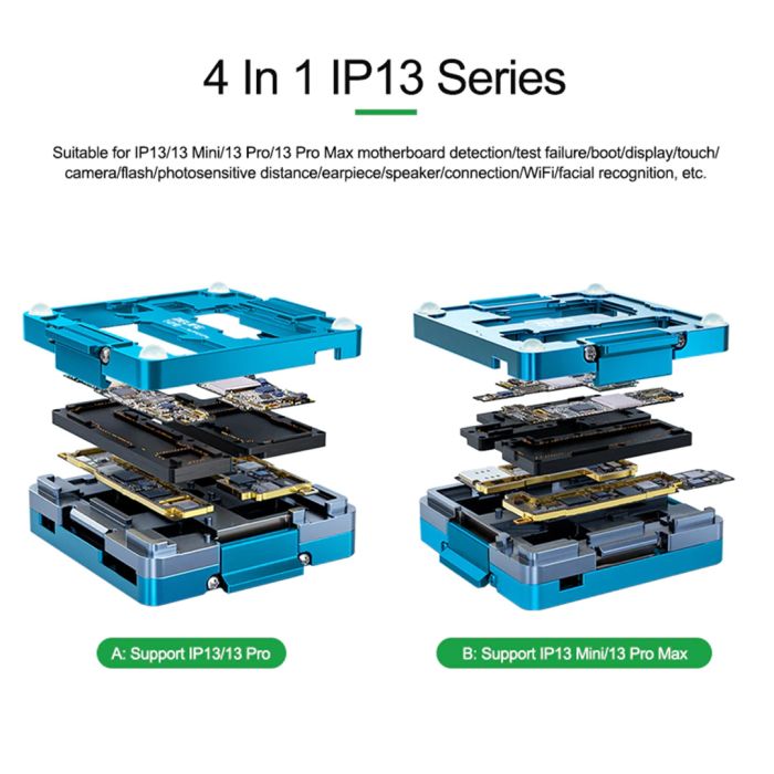 Сокет для перевірки материнської плати Relife Sunshine T-010 для Apple iPhone 13 mini / 13 / 13 Pro / 13 Pro Max