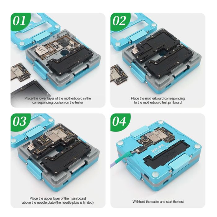 Сокет для перевірки материнської плати Relife Sunshine T-010 для Apple iPhone 13 mini / 13 / 13 Pro / 13 Pro Max