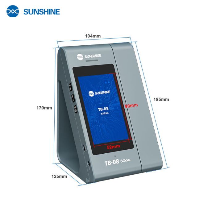 Тепловизионная камера Sunshine TB-08 Ultra с дисплеем 4'' / голосовое управление / тепловизор для ремонта