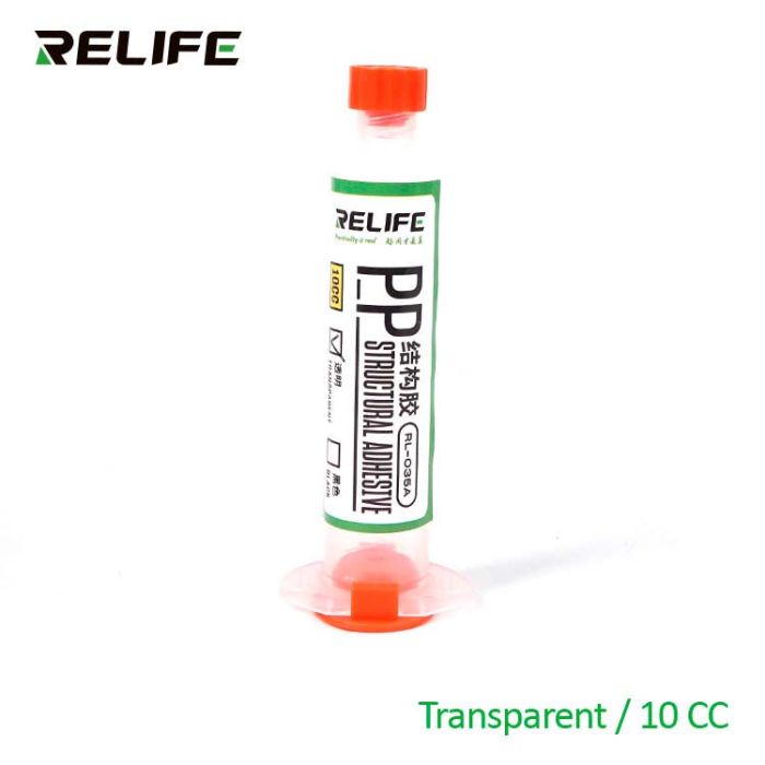 Клей термостойкий Relife RL-035A 10cc для рамок, задних крышек смартфонов, прозрачный, 10 мл