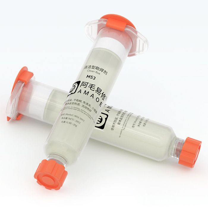 Флюс паста для паяння Amaoe M53-10CC покращена версія, прозора (20 g)