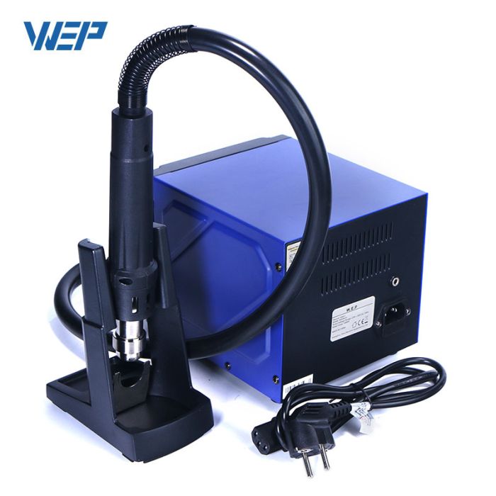 Термовоздушная паяльная станция WEP 993DM-IV фен / 1000 Вт / 100-500°С / 120 л/мин / сменные насадки