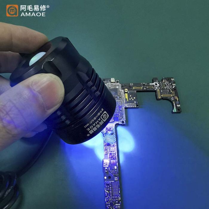 Ультрафиолетовая лампа Amaoe M41 для сушки клея, лака / алюминиевая / USB 5V / 5W