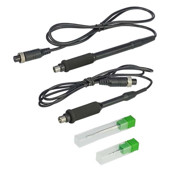 Паяльная станция WEP 982-III прецизионная / 2 паяльника JBC C115 + C210  / LED дисплей / 90-450°C / 40 Вт