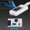 Багатофункціональний USB тестер KEWEISI KWS-1902C Type-C/10 в 1/QC3.0/4-30V/5A White