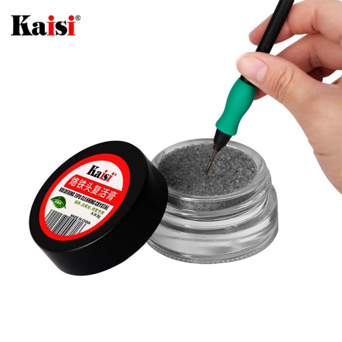 Очисник жал паяльника Kaisi Soldering Tips Cleaning Crystal, 8 гр. (очищення кислотною пастою)