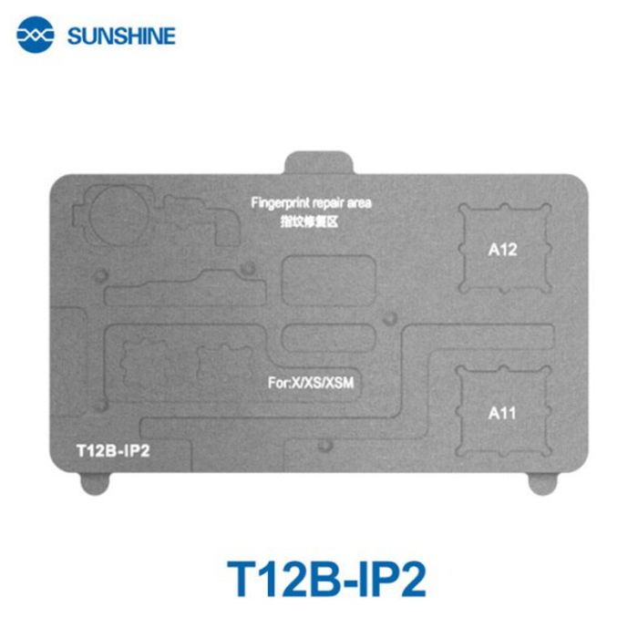 Нижній підігрів Sunshine T12B-IP2 для ремонту iPhone X/XS/Max/A11/A12/ Fingerprint / розшарування плати PCB