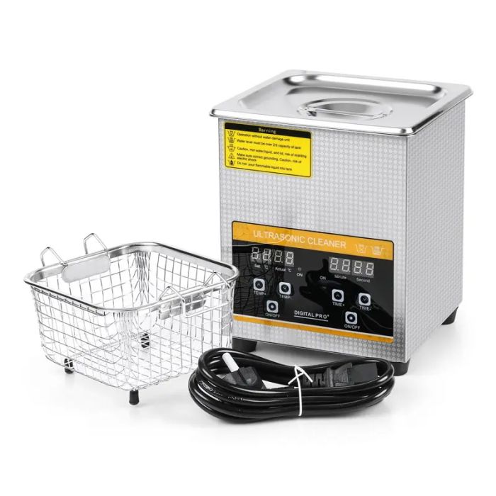 Ультразвуковая ванна Skymen ZX-010S металлическая / емкость 2л / нагрев 20 - 80°C / таймер 30 мин. / 60 Вт