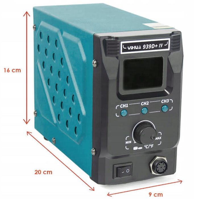 Паяльная станция YIHUA 939D+ IV паяльник / 200 - 450 °С / 3 канала памяти / 90 Вт