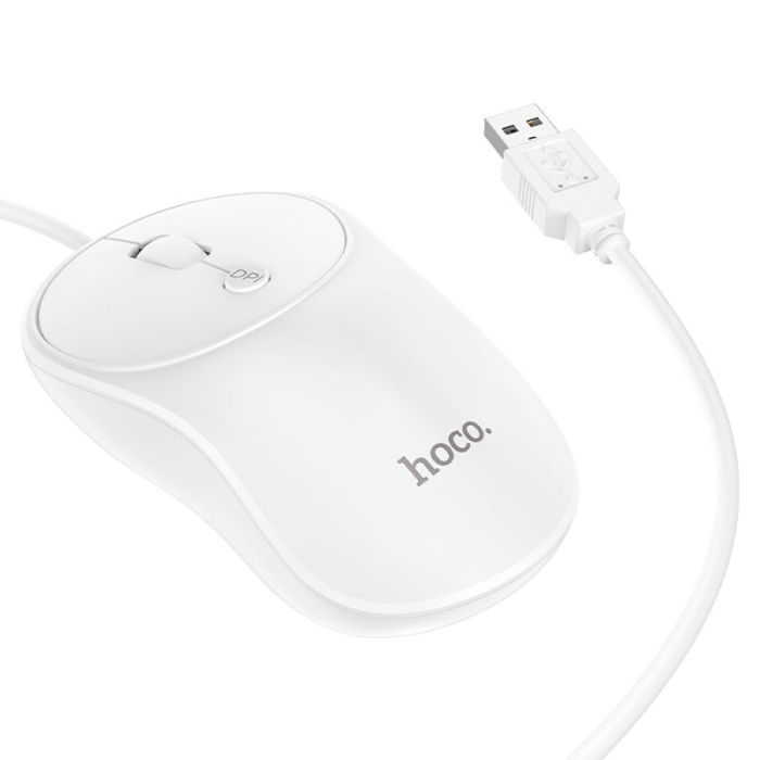 Мышь проводная Hoco GM13 Esteem, USB, 1000 / 1600 DPI, 4D клавиши
