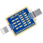 Тестовая плата 2 в 1 RELIFE TB-07 для проверки контактов разъема iPhone Lightning / Android Type-C