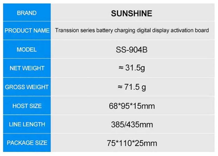 Активатор аккумуляторов Sunshine SS-904B плата активации АКБ Tecno / Itel / Infinix