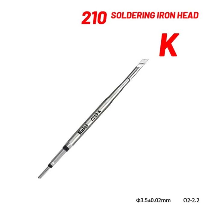 Жала, наконечники Kaisi C210-I / C210-IS / C210-K для паяльника набор 3 шт.