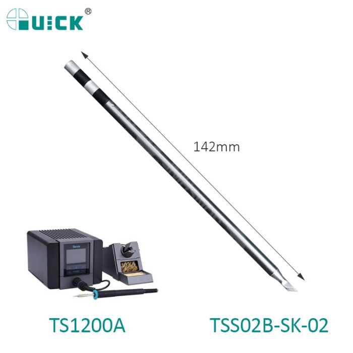Жало наконечник QUICK TSS02B-SK-02 для паяльної станції TS1200A / лезо