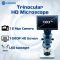 Тринокулярний мікроскоп Sunshine SZM45T-B1-1600S / камера 16 Mpx / HD дисплей 10'' 1080P / підсвічування