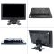 Монитор экран портативный 10'' для авто / видеонаблюдение / ПК / мониторинг / HDMI, VGA, RCA, AV, USB / 12В