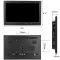 Монитор экран портативный 10'' для авто / видеонаблюдение / ПК / мониторинг / HDMI, VGA, RCA, AV, USB / 12В