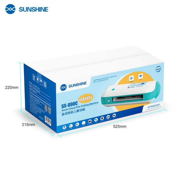 Плоттер Sunshine SS-890C Mini DIY для нарезки гидрогелевой пленки до 7 дюймов