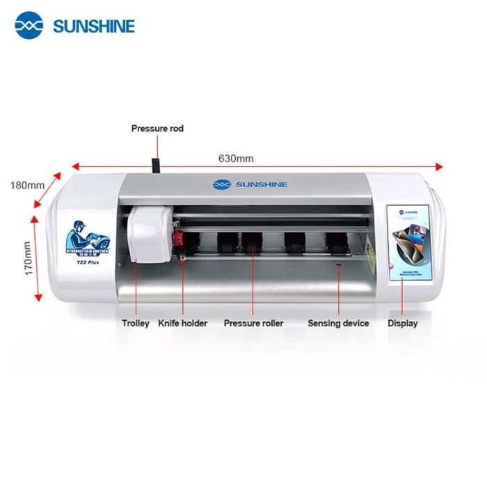 Плоттер Sunshine Y22 Plus для гидрогелевой пленки до 16 дюймов / безлимитная резка