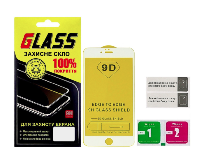 Захисне скло для APPLE iPhone 6 Plus Full Glue (0.3 мм, 2.5D, біле)