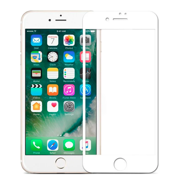 Защитное стекло Full Coverage для Apple iPhone 7 Plus/8 Plus White