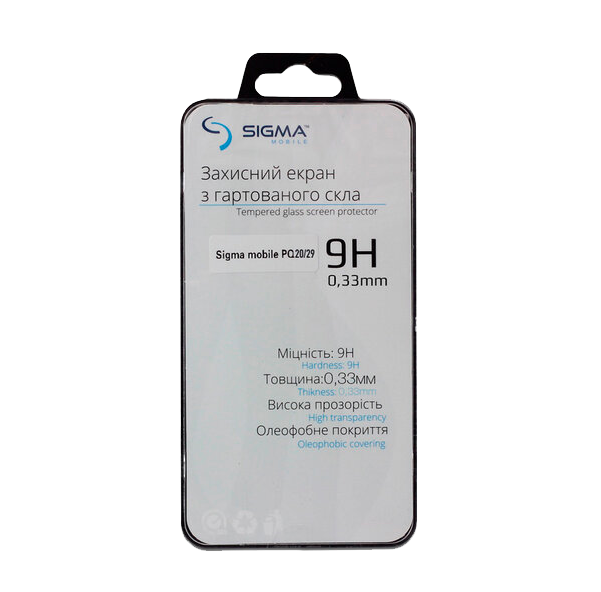 Захисне скло для Sigma X-treme PQ20 / PQ29 Original