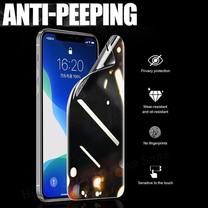 Гидрогелевая бронепленка для телефона Sunshine SS-057S матовая (Антишпион) All Phone
