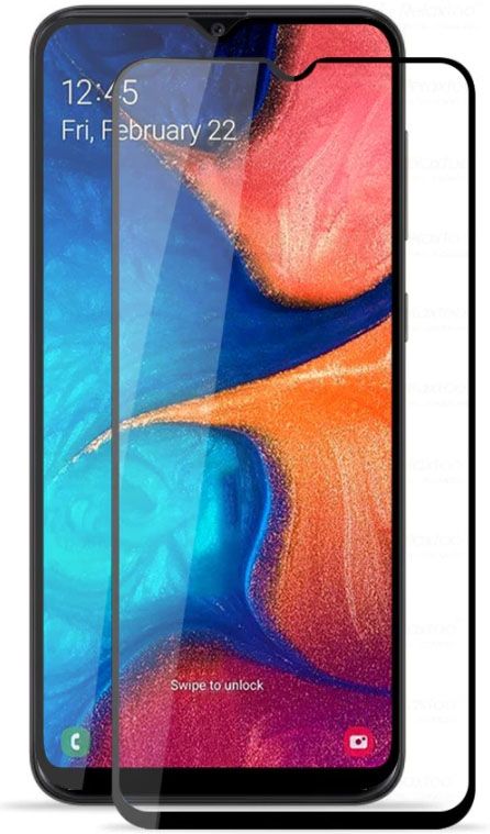 Захисне скло Full Coverage для Samsung Galaxy A20 Black