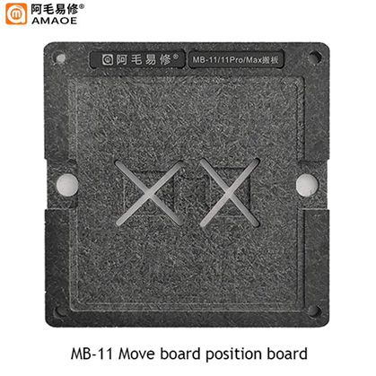 Держатель платформа BGA Amaoe Baseband / NAND / CPU / EEPROM для iPhone 11 /  11 Pro / 11 Pro Max (0.12 мм)
