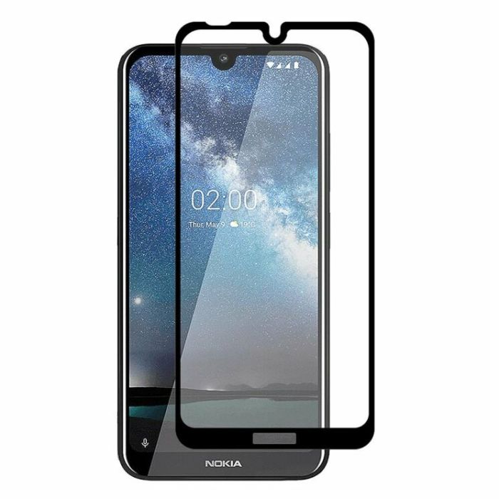 Защитное стекло Full Coverage для Nokia 2.2 Black