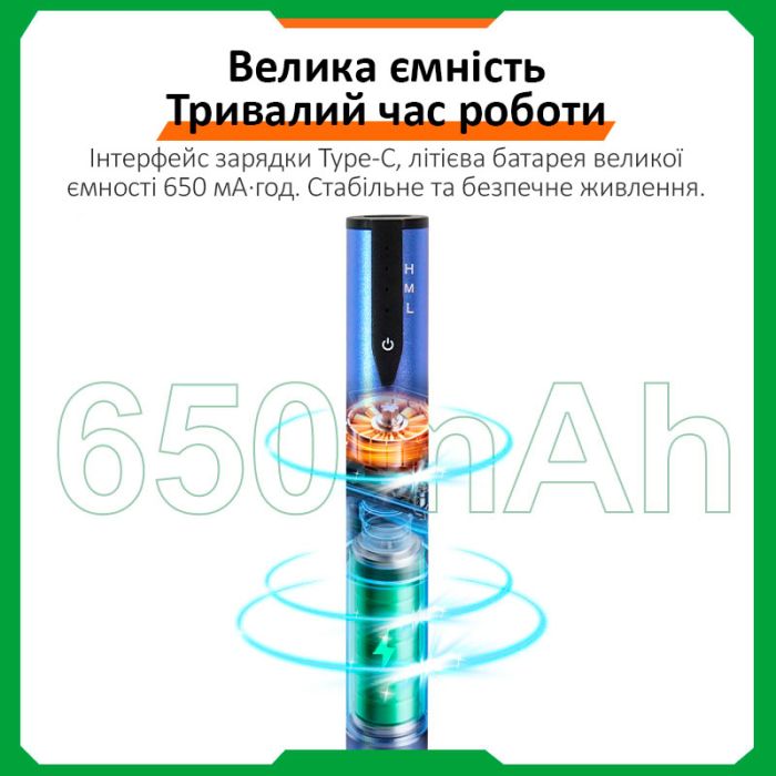 Бормашина гравер Relife RL-068C шліфувальна машинка акумуляторна / різка / полірування / 8 насадок