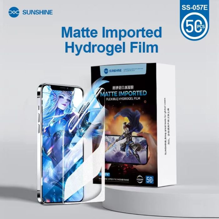 Гідрогелева бронеплівка для телефону Sunshine SS-057E матова (Korea) пачка 50шт
