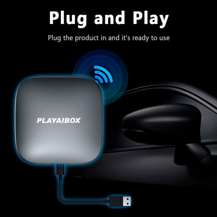 Автомобильный CarPlay Mini Box UX-999 Plus / 64 ГБ / Android 12