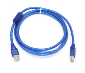 Кабель USB 2.0 RITAR AM / BM, 3.0m, 1 ферит, Синій