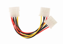 Переходник питания Molex (M) - 2 x Molex (F), 13 см, Cablexpert (CC-PSU-1)