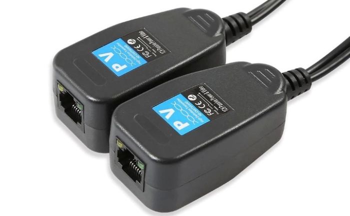 Пасивний приймач відеосигналу (балун) AHD/CVI/TVI, DC+BNC - RJ-45 2 шт.