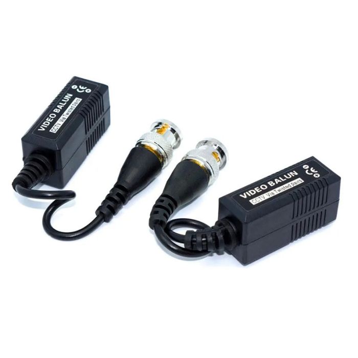 Передавач відео Video Balun BNC для CCTV камер відеоспостереження, 2шт