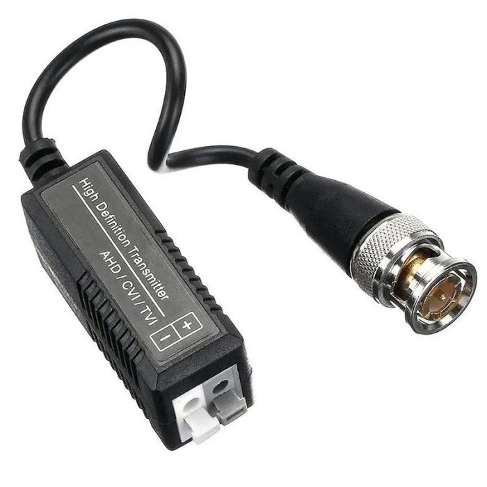Передавач відео Video Balun BNC для CCTV камер відеоспостереження, 2шт