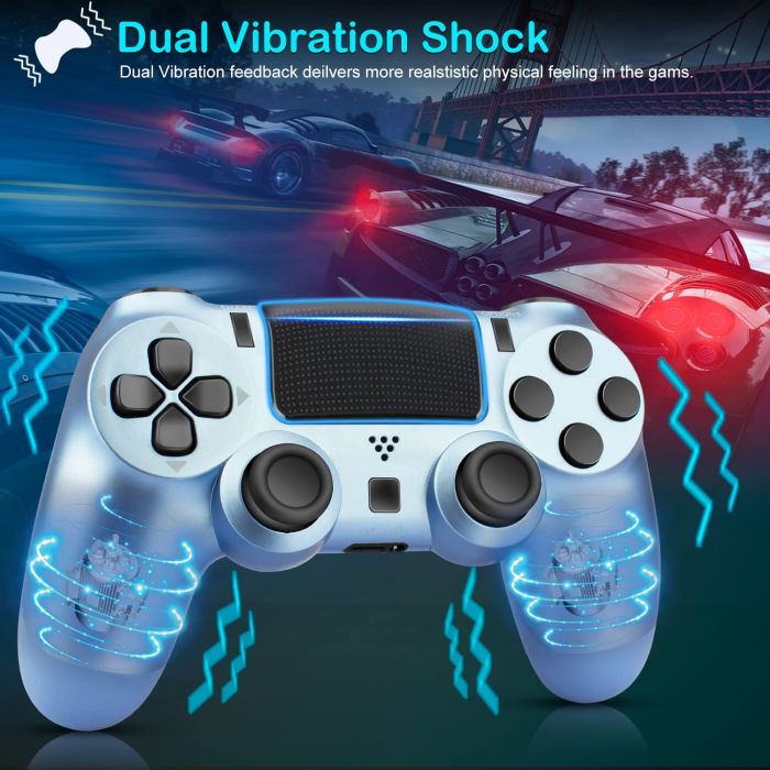 Бездротовий ігровий контролер Doubleshock 4 джойстик геймпад Playstation PS4 / Pro / Slim / PS3 Red Camo