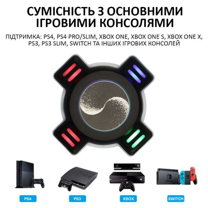 Конвертер адаптер ігровий KSX для клавіатури / миші / Xbox One / Switch / PS4 / PS3
