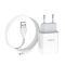 СЗУ Hoco C73A  2.4A with MicroUSB cable White