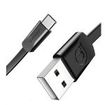 Кабель Usams Type-C U2 Flat 2A 1.2m Black