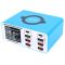 Быстрое зарядное устройство + беспроводная зарядка RELIFE RL-304S 4xUSB / 2xType-C PD3.0 / 2xUSB QC3.0 / 110W