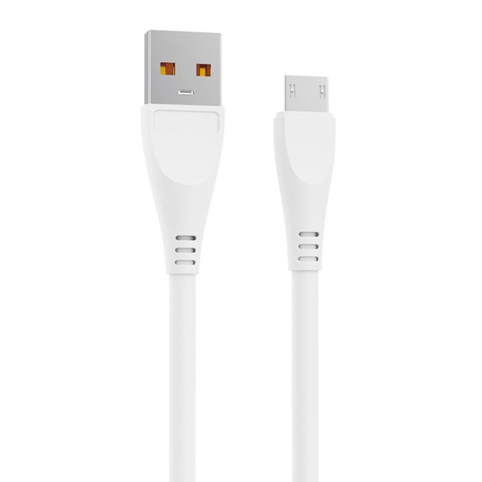 Кабель Biboshi A28 USB - Micro-USB / 90см / 3A / white