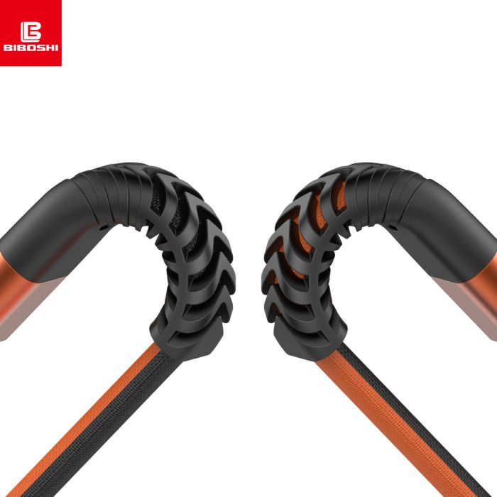 Кабель Biboshi A18 USB - Micro-USB 1m 3A black - orange