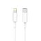 Кабель Biboshi A09 Type-C - Lightning 1m 5A white